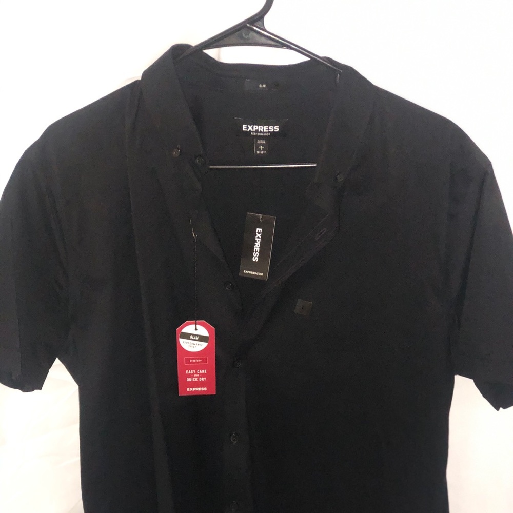 Express Short sleeve button down shirt